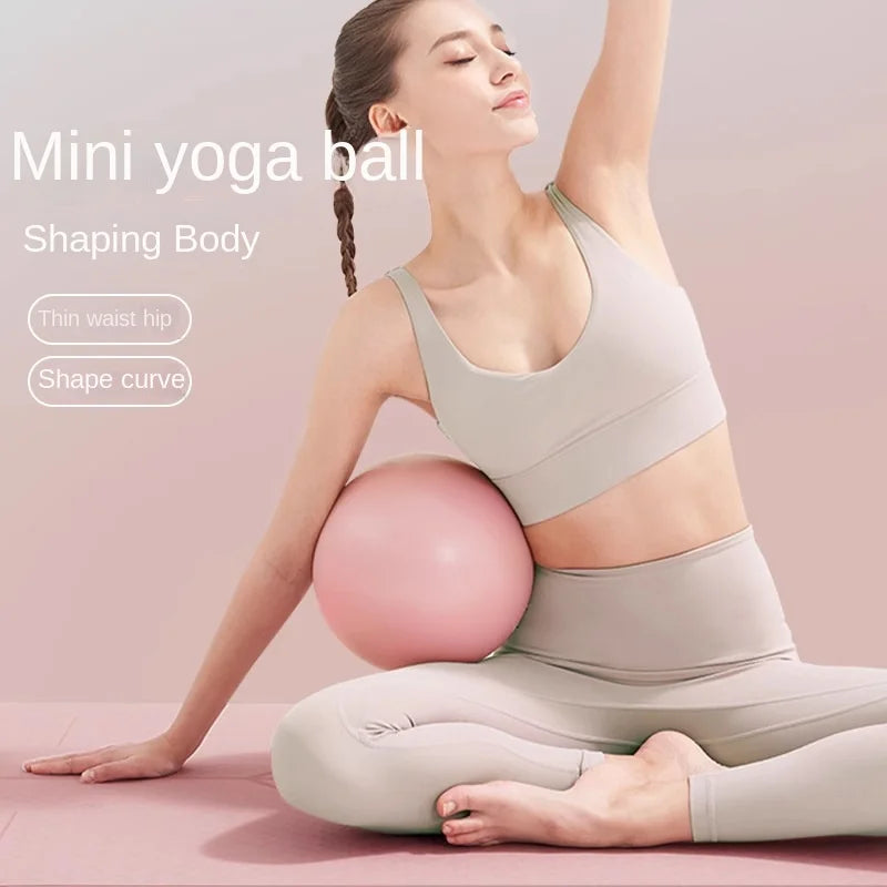 Elevate Your Fitness Game with Our Professional 25 cm Women's Anti-Burst Pilates Yoga Ball for Leg and Hip Sculpting