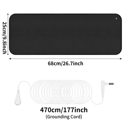 Grounding Mat for Enhanced Sleep, Pain Relief, and Wellness Through Earth Connection