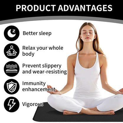 Grounding Mat for Enhanced Sleep, Pain Relief, and Wellness Through Earth Connection