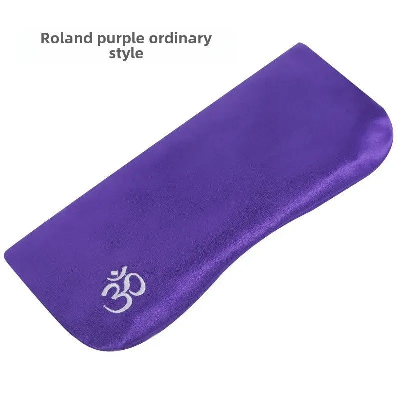 Yoga Eye Pillow for Pressure Relief and Moisturizing, Lavender and Buckwheat Hull Eye Mask for Dark Circle Reduction, Ayurvedic Restorative Tool