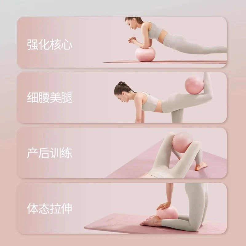 Elevate Your Fitness Game with Our Professional 25 cm Women's Anti-Burst Pilates Yoga Ball for Leg and Hip Sculpting