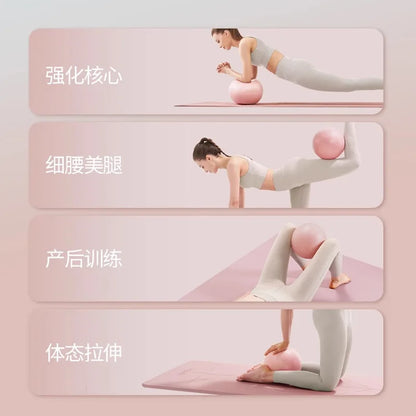 Elevate Your Fitness Game with Our Professional 25 cm Women's Anti-Burst Pilates Yoga Ball for Leg and Hip Sculpting