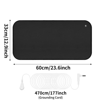 Grounding Mat for Enhanced Sleep, Pain Relief, and Wellness Through Earth Connection
