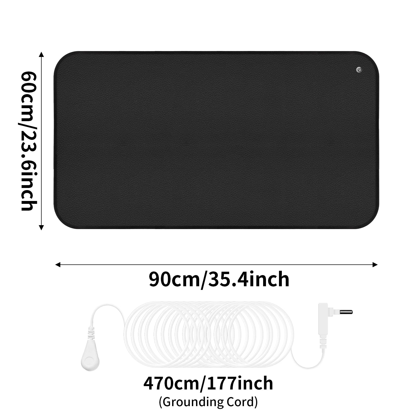 Grounding Mat for Enhanced Sleep, Pain Relief, and Wellness Through Earth Connection
