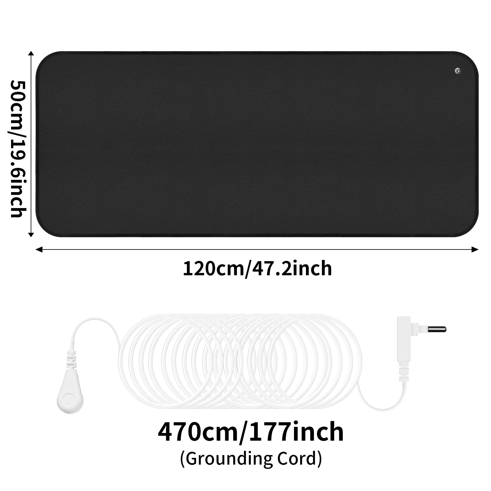 Grounding Mat for Enhanced Sleep, Pain Relief, and Wellness Through Earth Connection