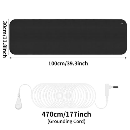 Grounding Mat for Enhanced Sleep, Pain Relief, and Wellness Through Earth Connection