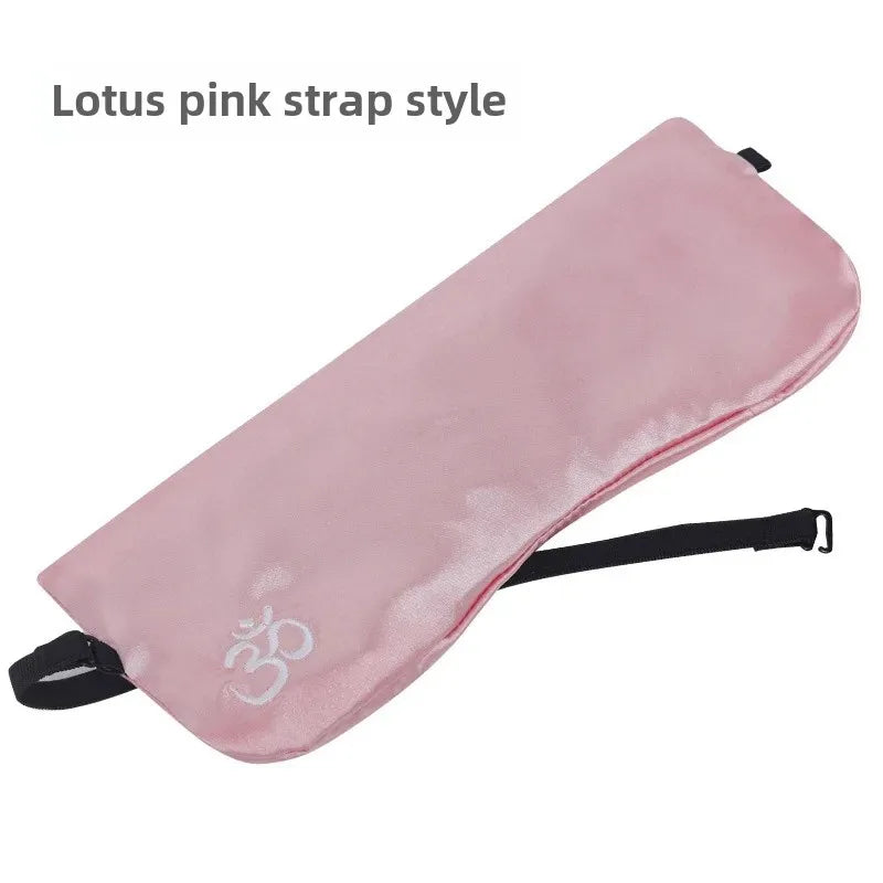 Yoga Eye Pillow for Pressure Relief and Moisturizing, Lavender and Buckwheat Hull Eye Mask for Dark Circle Reduction, Ayurvedic Restorative Tool